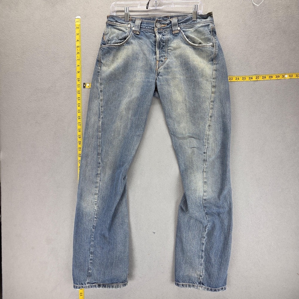 Vintage Levis Engineered Jeans Mens 32x32 Blue 10th Anniversary Twisted Button